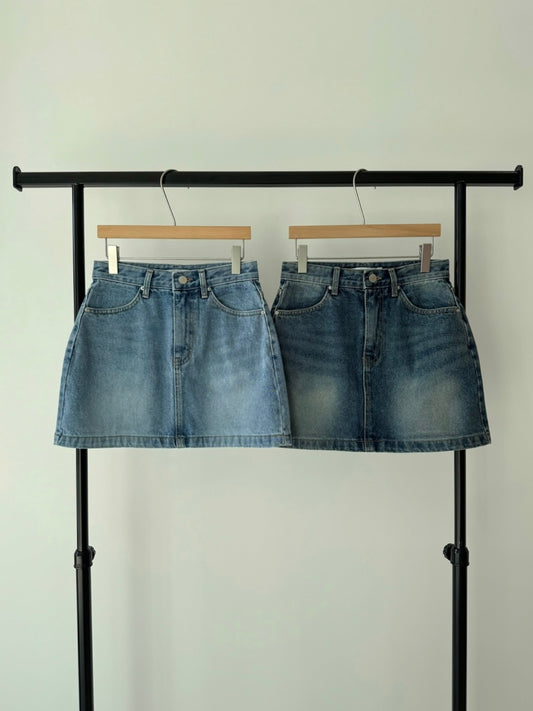 Denim Mini Skirt